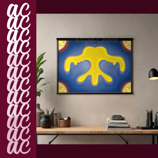 The Glowy Thing – Framed Print